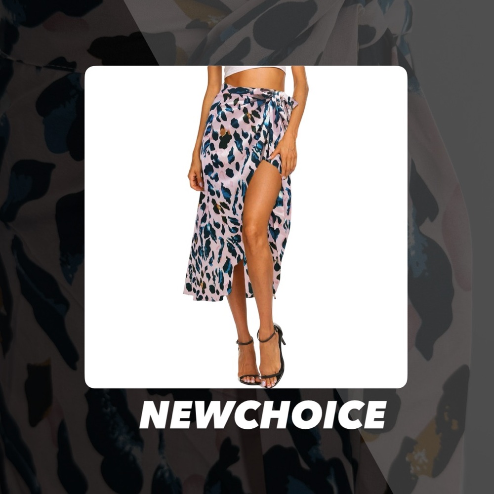 EUC Newchoice Tulip Hem Wrap Skirt